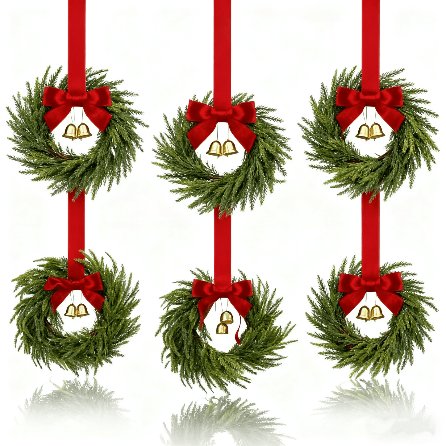 🎄Mini Christmas Wreaths✨Maximum Holiday Magic, Instant Festive Charm & Versatile Decor! 🎀