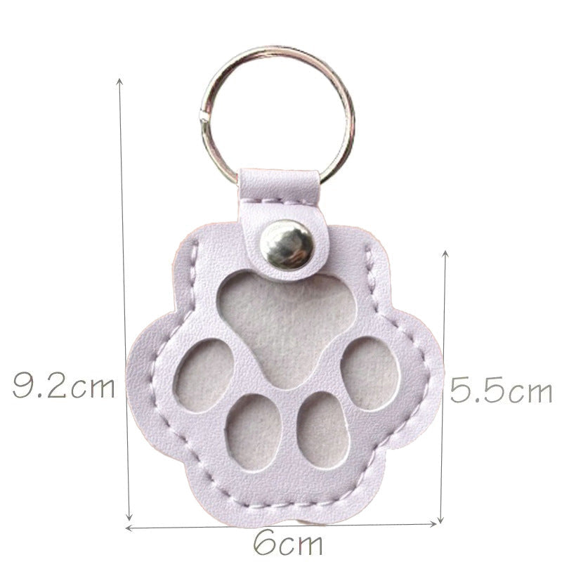 💖Leather Pet Memorial Keychain 🐾 Keep Their Memory Close, Always(49%Off)