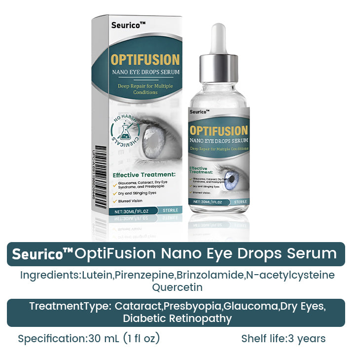 【Official Flagship Store】OptiFusion Nano Eye Drops Serum —Nano Technology Restores Clear Vision, No Glasses, No Surgery