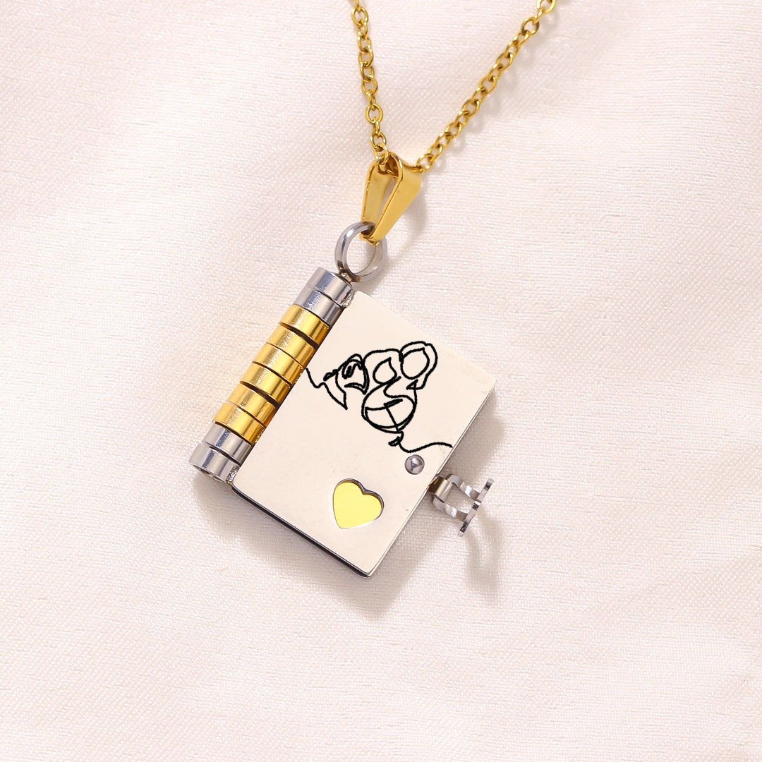 For Granddaughter - The Most Beautiful Chapter Book Necklaceš¤