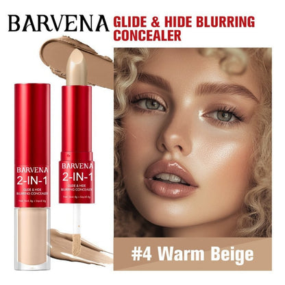 🌿 Glide & Hide Blurring Concealer: Dual-Ended to Blur & Nourish for Weightless Perfection✨