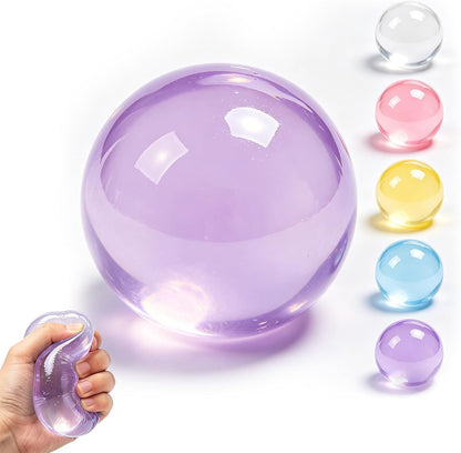 🔥Buy 1 Get 1 Free🔥Crystal Clear Jelly Squeeze Ball 🍬Soft Coconut Oil Fidget Toy, Perfect Stress Buster for Boredom & Anxiety🥰