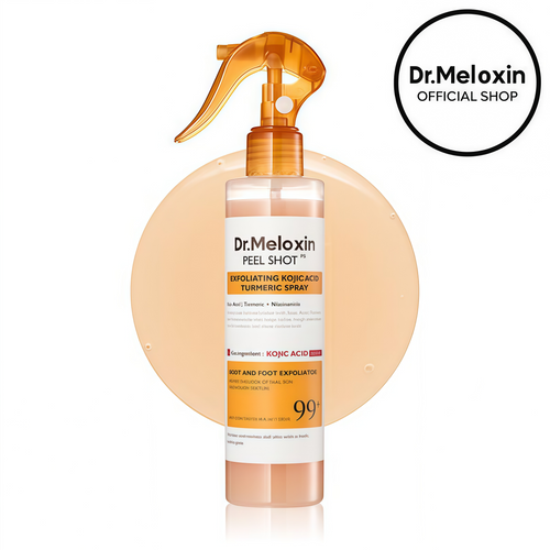 [Dr.Meloxin Official] [Dr.Meloxin Official]  Peel Shot Keratin Care Kojic Acid Turmeric Spray 200ml Pore Clearing Exfoliating Formula Skin Repair Scrub