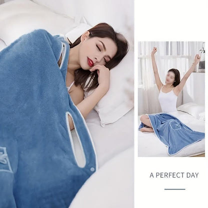 🔥HOT SALE 🎁Plus Size Women's Wearable Shower Skirt
