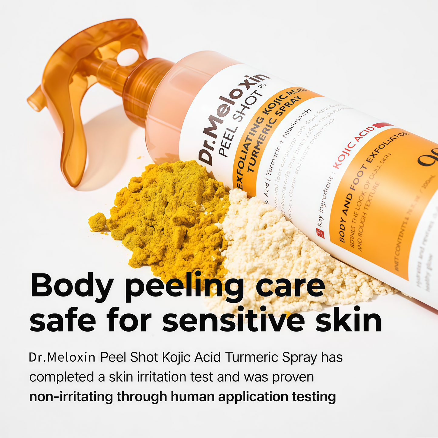 [Dr.Meloxin Official] [Dr.Meloxin Official]  Peel Shot Keratin Care Kojic Acid Turmeric Spray 200ml Pore Clearing Exfoliating Formula Skin Repair Scrub
