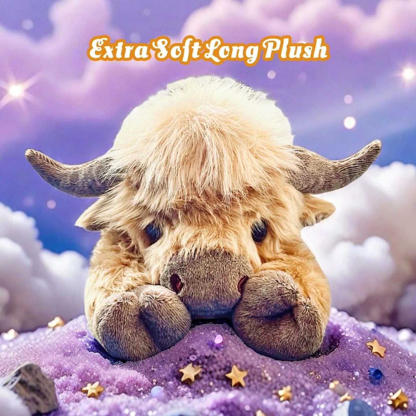 🔥LAST DAY 49% OFF -🎁Cute Cartoon Highland Cow Cuddly Toy