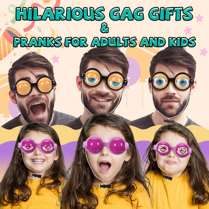 🤪"Crazy Winking" Prank Glasses - 😎No Batteries, Endless Fun 🤣🎁Perfect gift for all ages - create unforgettable moments and spread joy!😜