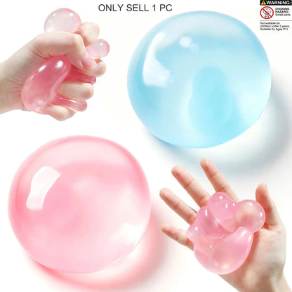 🔥Buy 1 Get 1 Free🔥Crystal Clear Jelly Squeeze Ball 🍬Soft Coconut Oil Fidget Toy, Perfect Stress Buster for Boredom & Anxiety🥰