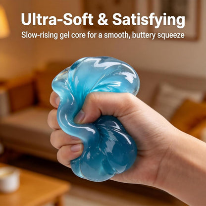🔥Buy 1 Get 1 Free🔥Crystal Clear Jelly Squeeze Ball 🍬Soft Coconut Oil Fidget Toy, Perfect Stress Buster for Boredom & Anxiety🥰