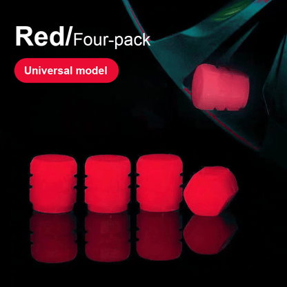 🚗Glow-in-the-Dark Tire Caps 💡