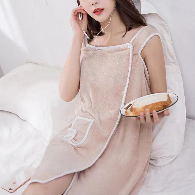 🔥HOT SALE 🎁Plus Size Women's Wearable Shower Skirt