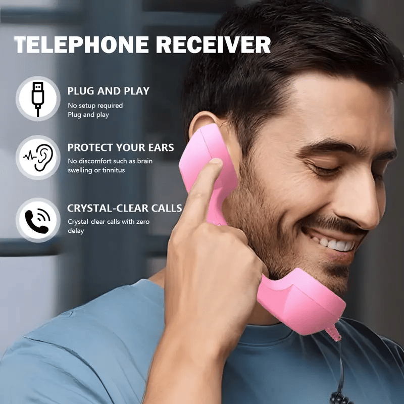 🎄Christmas Sale 49% OFF📞Bluetooth Retro Phone Handset Type-C