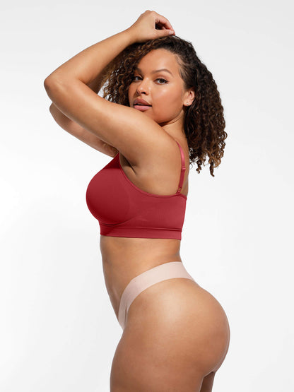 Feelingirl Everyday Wireless Bra Unlined Soft Bra