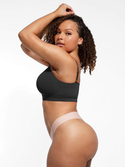 Feelingirl Everyday Wireless Bra Unlined Soft Bra