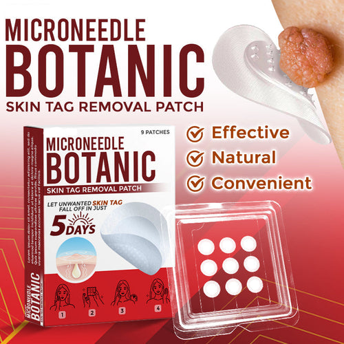 【Official Flagship Store】MicroNeedle Botanic Skin Tag Removal Patch|Made in the USA