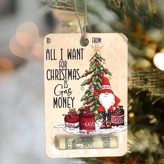 🎅💸 Handcrafted Wooden Money Holders Gift(no money)