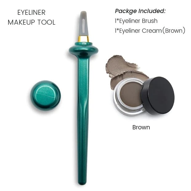 Flawless Eyeliner Set with Eyeliner Cream