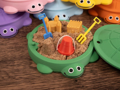🔥Last Day: 49% OFF!🐢Mini Turtle Sandbox Desk Toy(No toys)