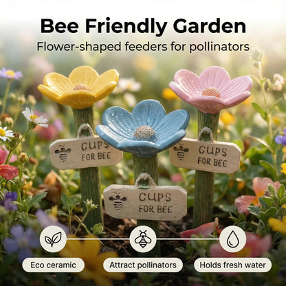 🐝LAST DAY 49% OFF - Flower-Shaped Bee Watering Station💧