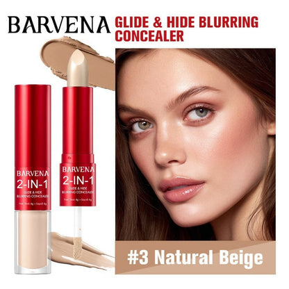 🌿 Glide & Hide Blurring Concealer: Dual-Ended to Blur & Nourish for Weightless Perfection✨