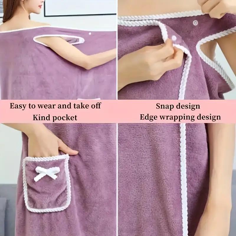 🔥HOT SALE 🎁Plus Size Women's Wearable Shower Skirt
