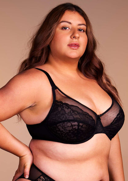 Enchante Unlined Lace Underwire Bra