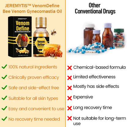 JEREMYTIS™ Venom Define Bee Venom Gynecomastia Oil