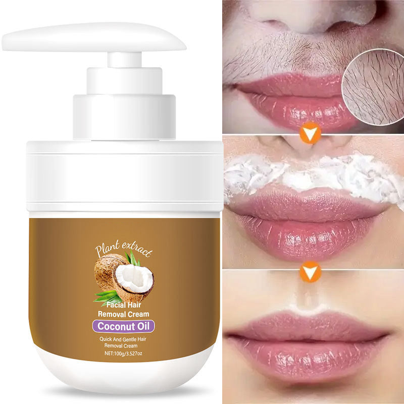 🔥Last Day 50% OFF🔥 Gentle Coconut Oil Hair Removal Cream